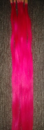 Prameny kazašských vlasů, barva Flamingo Pink